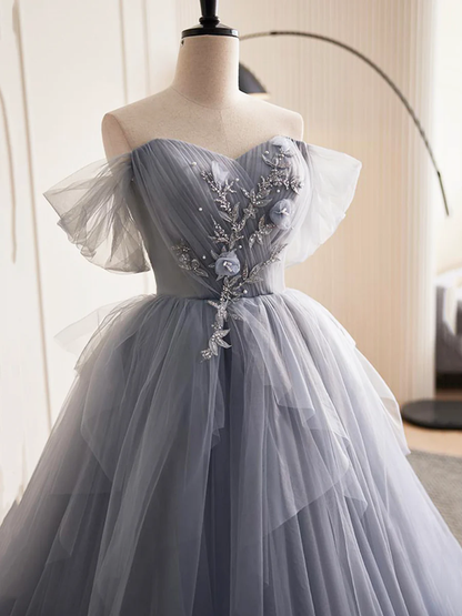 Wunderschönes Ballkleid Sweet 16 Kleid schulterfreies Partykleid P621
