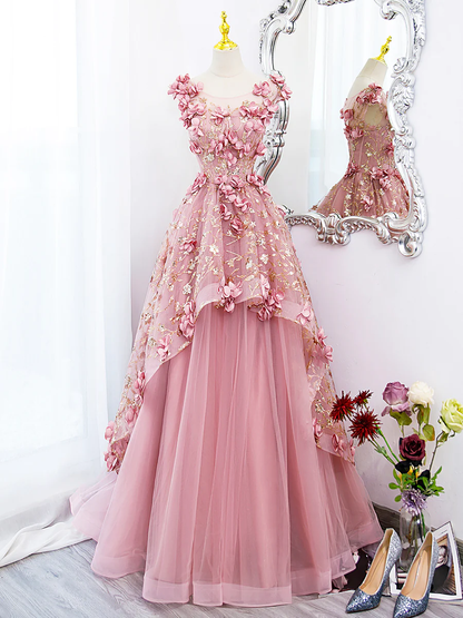 Wunderschönes Ballkleid Sweet 16 Kleid mit Blumen P616