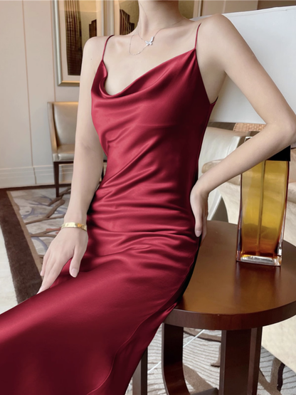 Schlichtes Meerjungfrau-Träger-Ballkleid Outfits zum 21. Geburtstag P678