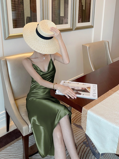 Schlichtes Meerjungfrau-Träger-Ballkleid Outfits zum 21. Geburtstag P678