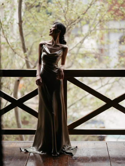Robe de bal sirène sexy à bretelles dos nu Tenues d'anniversaire pour les 21 ans P682