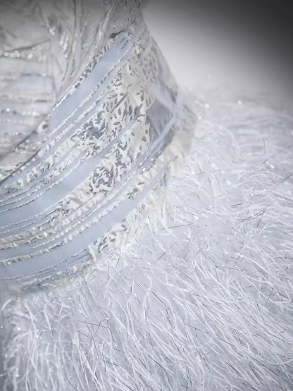 Une robe de soirée sans manches à épaules dénudées pour bal de fin d'année P776