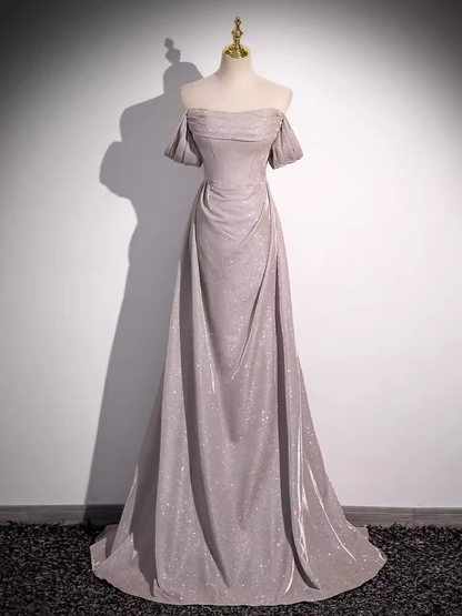 Pretty A line Square Neckline Sleeveless Long Evening Party Dress Pink PreppyDress Pretty A line Square Neckline Sleeveless Long Evening Party Dress Pink PreppyDress