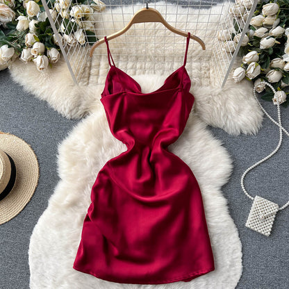 Simple Satin Short Dress, Fashion Dress P270 PreppyDress Simple Satin Short Dress, Fashion Dress P270 PreppyDress