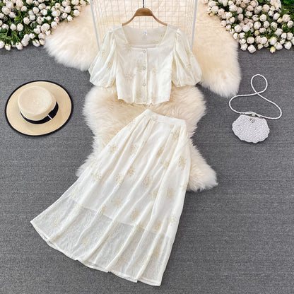 Süßes zweiteiliges Kleid, modisches Kleid P314