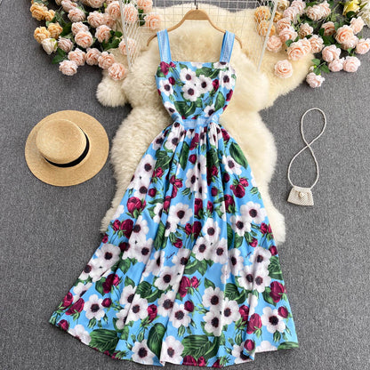 Jolie robe trapèze fleurie Robe tendance P306