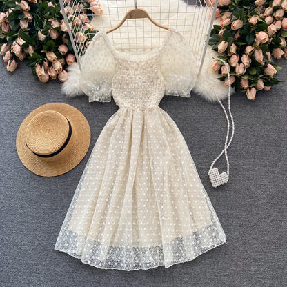 Cute Lace Short Dress Fashion Dress P312 – PreppyDress