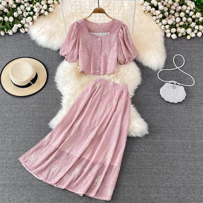 Süßes zweiteiliges Kleid, modisches Kleid P314