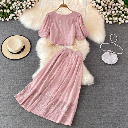 Süßes zweiteiliges Kleid, modisches Kleid P314