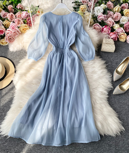 Simple A Line V Neck Tulle Dress Women's Dress P321 PreppyDress Simple A Line V Neck Tulle Dress Women's Dress P321 PreppyDress