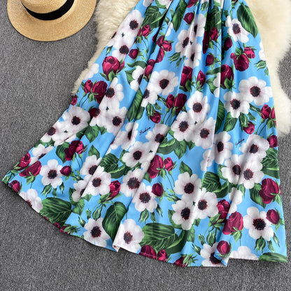 Jolie robe trapèze fleurie Robe tendance P306