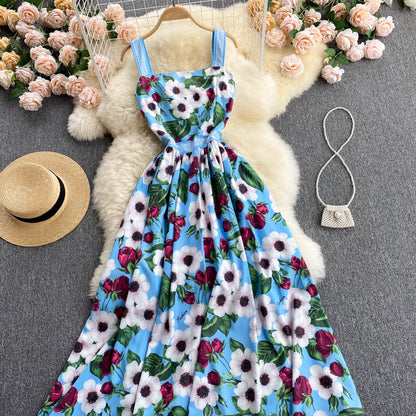 Jolie robe trapèze fleurie Robe tendance P306
