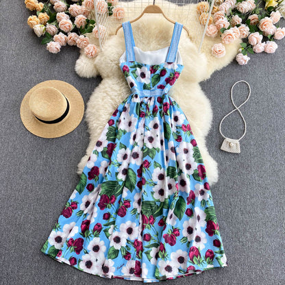 Jolie robe trapèze fleurie Robe tendance P306