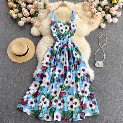 Jolie robe trapèze fleurie Robe tendance P306