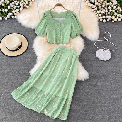 Süßes zweiteiliges Kleid, modisches Kleid P314