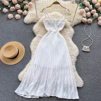 Sexy Spaghetti Träger Sommer Strandkleid Damen Urlaubskleid P197