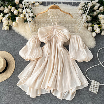 Süßes Neckholder-Sommerkleid für Damen, Urlaubskleid P173