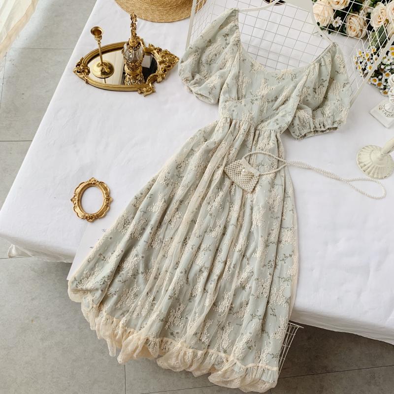 Cute lace dress women's dress P107 – PreppyDress