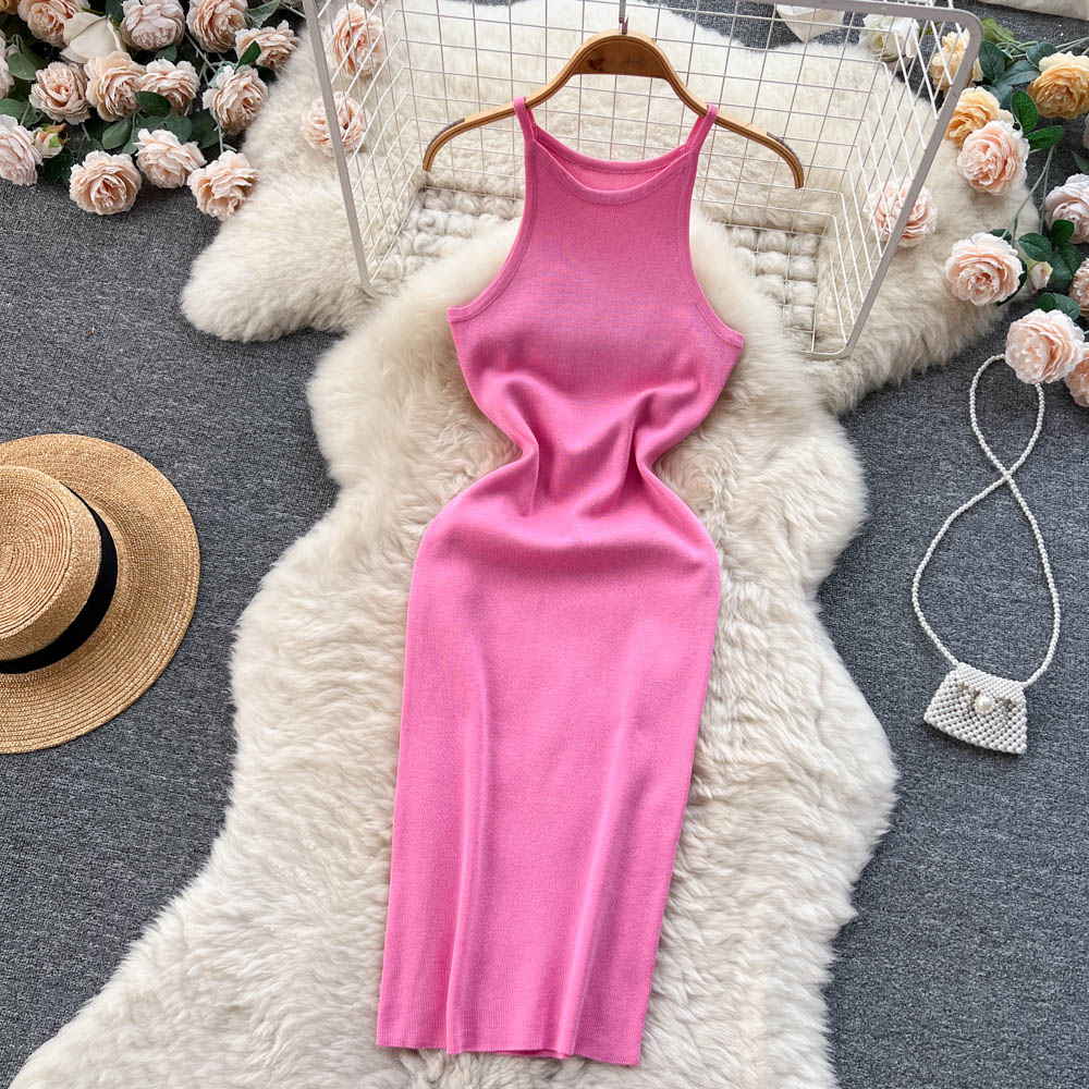 tight knit dresses Sexy Spaghetti Straps Dress Women Holiday Dress P172 – PreppyDress Color:Lilac/Silver/Gold SCV011455_PAT1_L European S (36) M Discover 17 Men's fashion-