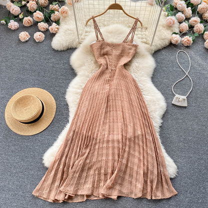 Sexy Spaghetti Träger Sommer Strandkleid Damen Urlaubskleid P197