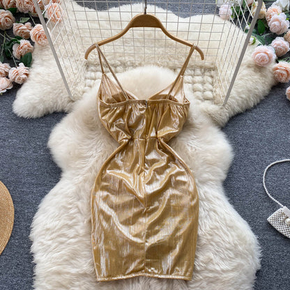 Sexy Straps Ruffles Dress Tight Women Holiday Dress P210 – PreppyDress