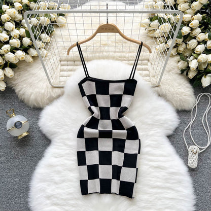 Sexy Straps Tight Dress Summer Women Holiday Knit Slip Dress P220 – PreppyDress
