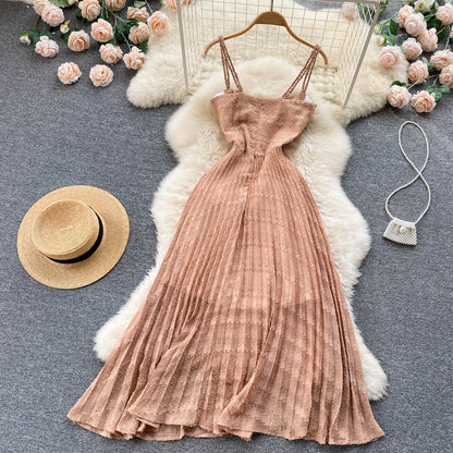 Sexy Spaghetti Träger Sommer Strandkleid Damen Urlaubskleid P197
