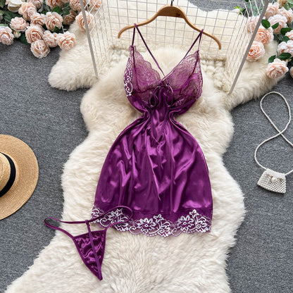 Sexy Backless Lace Dress Summer Women Holiday Dress P225 – PreppyDress