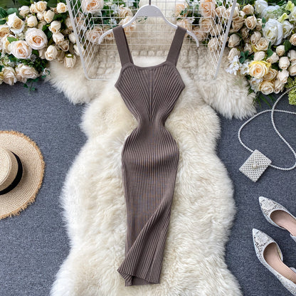Sexy Spaghetti Straps Tight Knit Dress Women Holiday Dress P171 PreppyDress Sexy Spaghetti Straps Tight Knit Dress Women Holiday Dress P171 PreppyDress