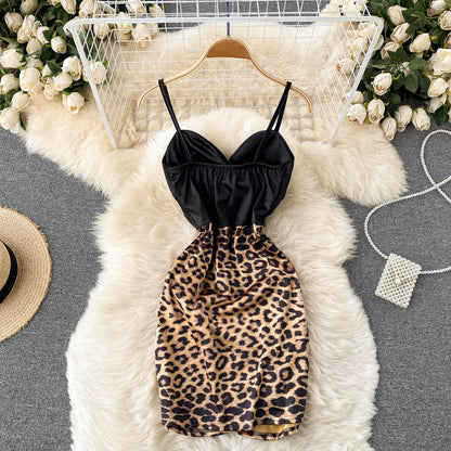 Sexy Träger Enges Kleid Sommer Damen Urlaubskleid P219
