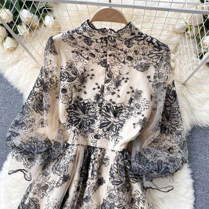 Cute long sleeves lace dress women's dress P111 Cute long sleeves lace dress women's dress P111