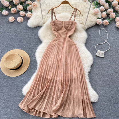 Sexy Spaghetti Träger Sommer Strandkleid Damen Urlaubskleid P197