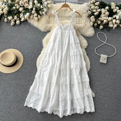 Sexy Spaghetti Träger Sommer Spitzenkleid Heißes Damenkleid P149