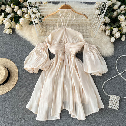 Süßes Neckholder-Sommerkleid für Damen, Urlaubskleid P173