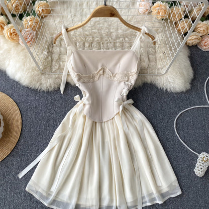 Cute A line Spaghetti Straps Short Dress Women Dress P151 – PreppyDress