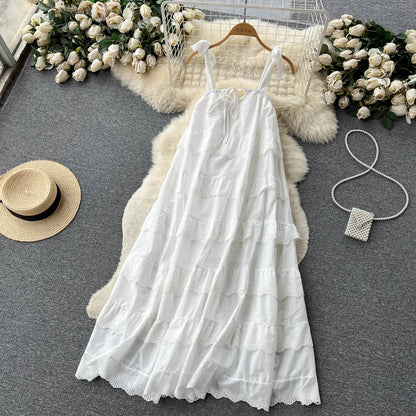 Sexy Spaghetti Träger Sommer Spitzenkleid Heißes Damenkleid P149