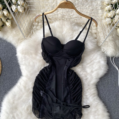 Robe moulante d'été sexy à fines bretelles pour femme P130