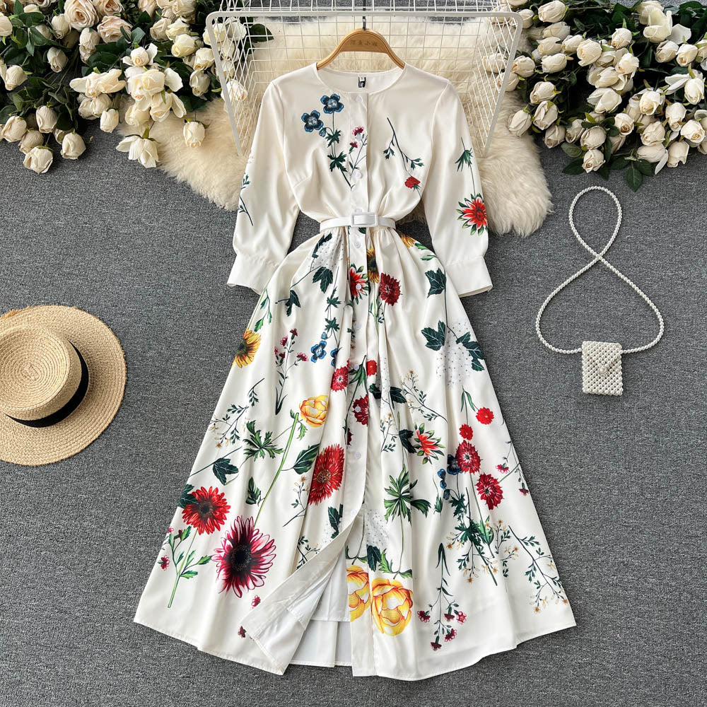simple 3/4 sleeves summer women's dress P117 – PreppyDress