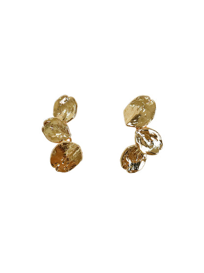 Boucles d'oreilles au design unique, petites et exquises, style ins, luxueuses et haut de gamme, françaises e008