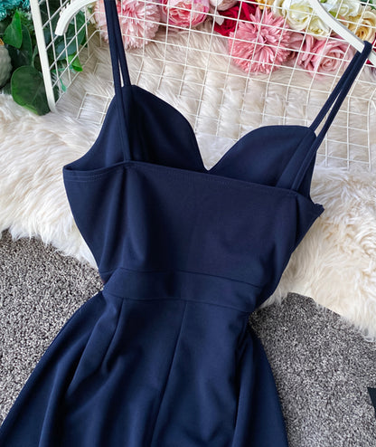 Combinaison simple sans manches, coupe large 073